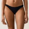 Braguitas de bikinis de cobertura media con corte en U