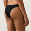 Braguitas de bikinis de cobertura media con corte en U