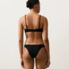 Braguitas de bikinis de cobertura media con corte en U