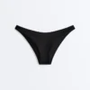 Braguitas de bikinis de cobertura media con corte en U