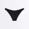 Braguitas de bikinis de cobertura media con corte en U