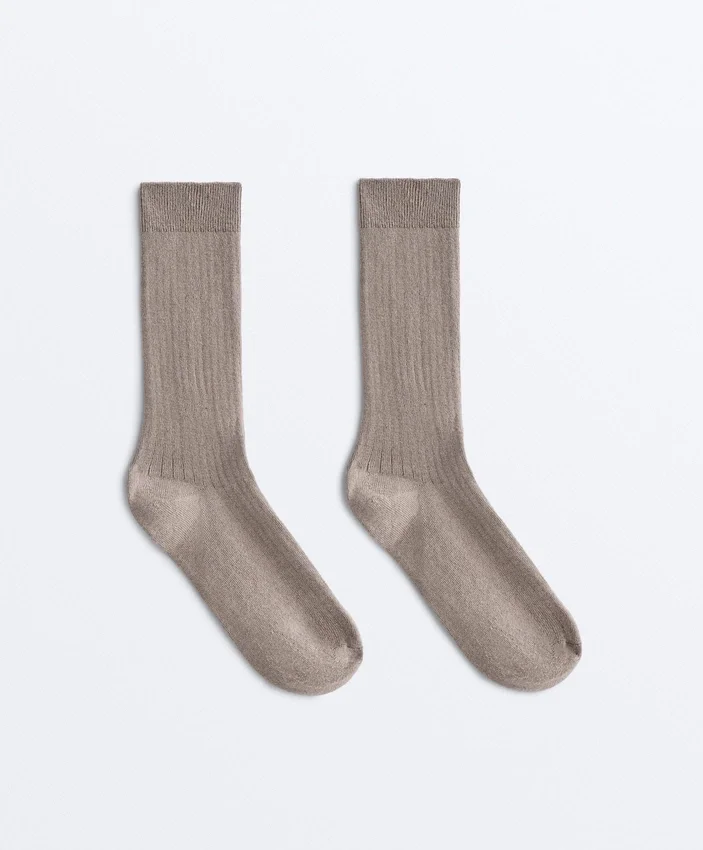 Calcetines clásicos de mezcla de modal con 13 % de cachemira Calcetines clásicos de mezcla de modal con 13 % de cachemira