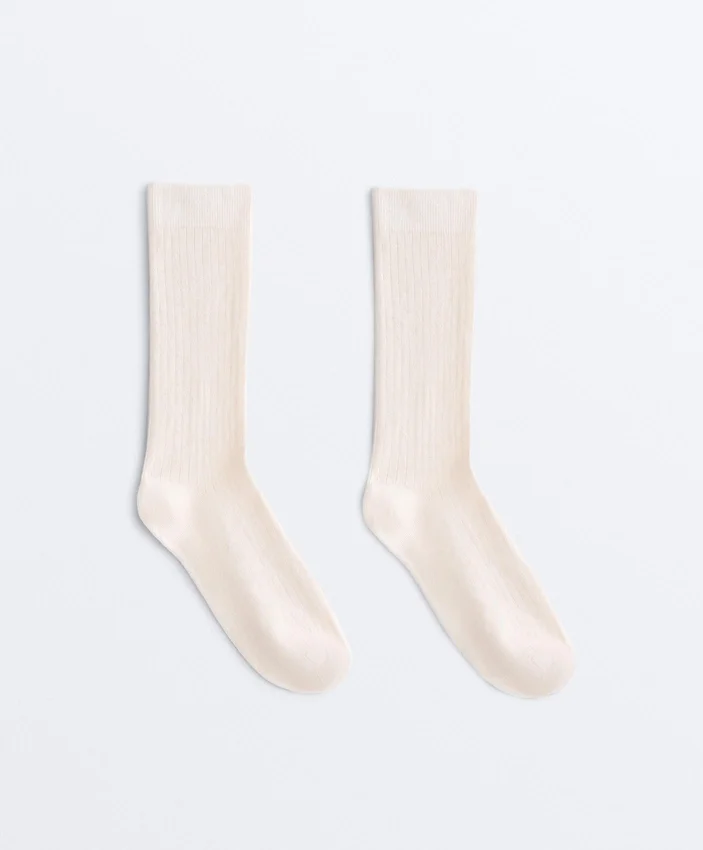 Calcetines clásicos de mezcla de modal con 13 % de cachemira Calcetines clásicos de mezcla de modal con 13 % de cachemira