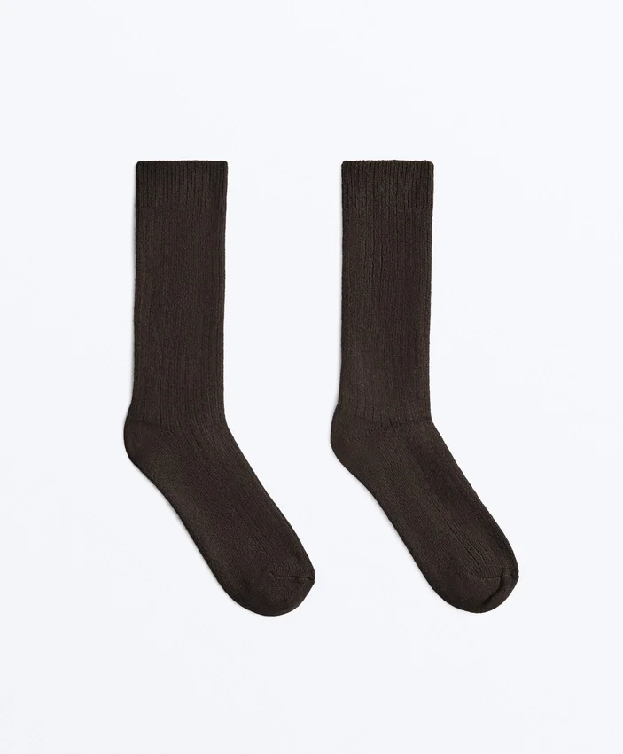 Calcetines clásicos de mezcla de modal con 13 % de cachemira Calcetines clásicos de mezcla de modal con 13 % de cachemira