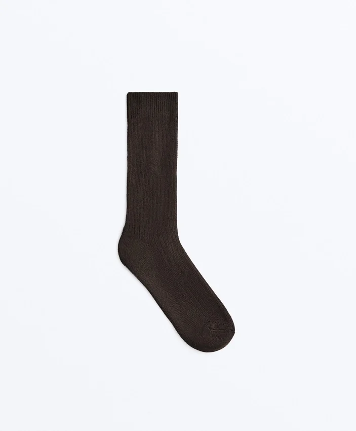 Calcetines clásicos de mezcla de modal con 13 % de cachemira Calcetines clásicos de mezcla de modal con 13 % de cachemira