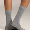 Calcetines clásicos de mezcla de modal con 13 % de cachemira Calcetines clásicos de mezcla de modal con 13 % de cachemira
