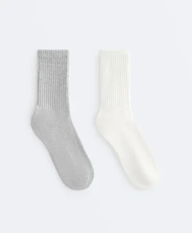 Calcetines clásicos holgados de mezcla de algodón