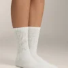 Calcetines clásicos holgados de mezcla de algodón Calcetines clásicos holgados de mezcla de algodón