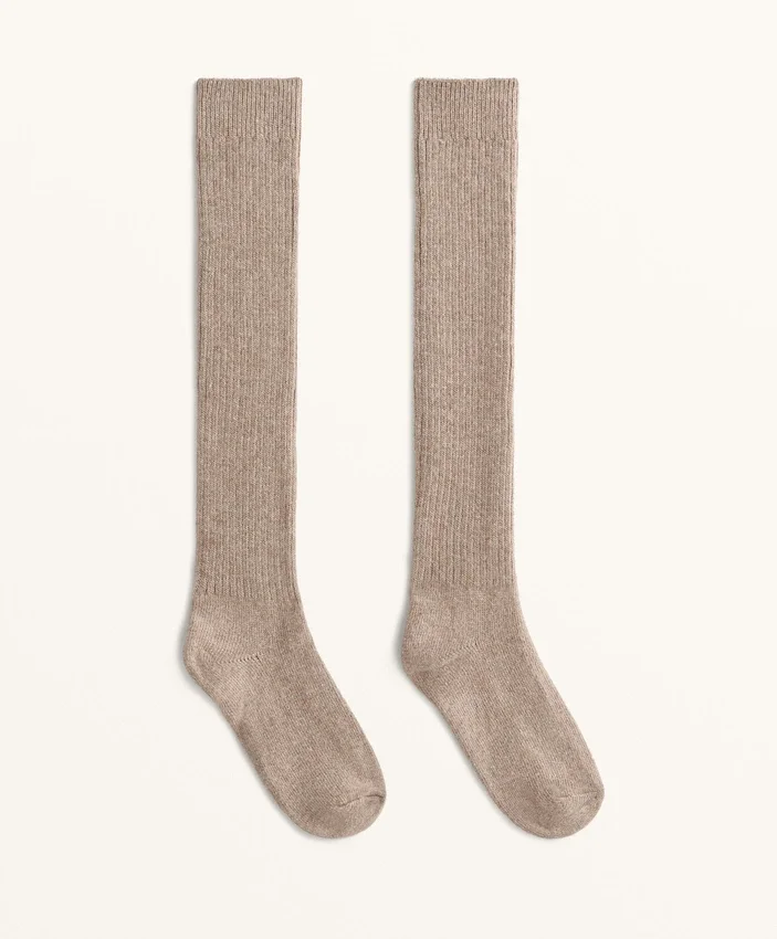 Calcetines largos 18 % cachemira y 13 % lana Calcetines largos 18 % cachemira y 13 % lana