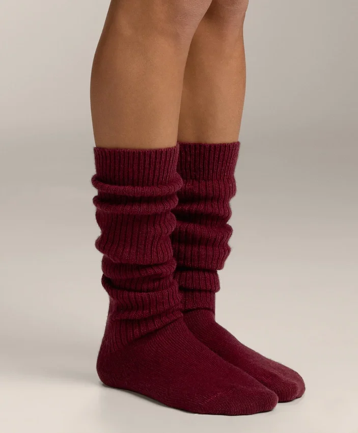 Calcetines largos 18 % cachemira y 13 % lana Calcetines largos 18 % cachemira y 13 % lana