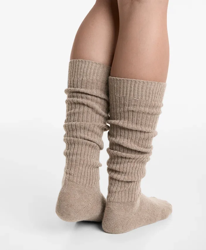 Calcetines largos 18 % cachemira y 13 % lana Calcetines largos 18 % cachemira y 13 % lana