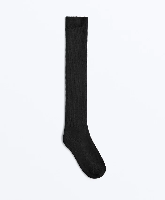 Calcetines largos 18 % cachemira y 13 % lana Calcetines largos 18 % cachemira y 13 % lana