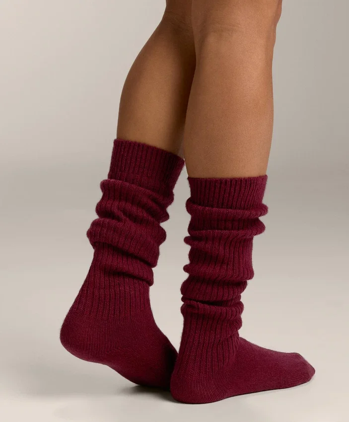 Calcetines largos 18 % cachemira y 13 % lana Calcetines largos 18 % cachemira y 13 % lana