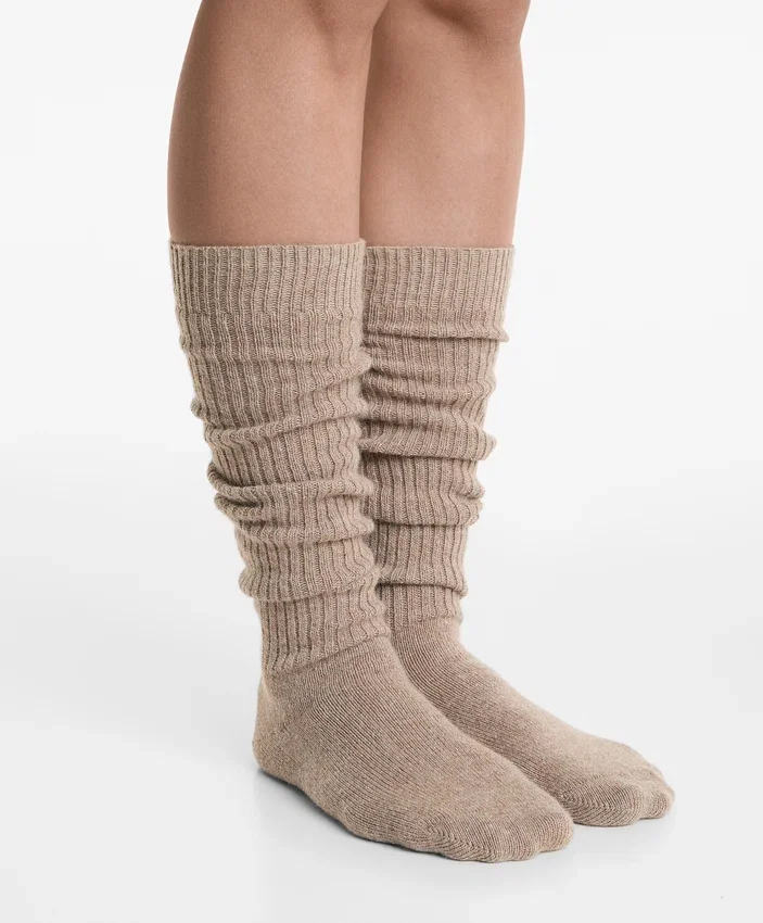 Calcetines largos 18 % cachemira y 13 % lana Calcetines largos 18 % cachemira y 13 % lana