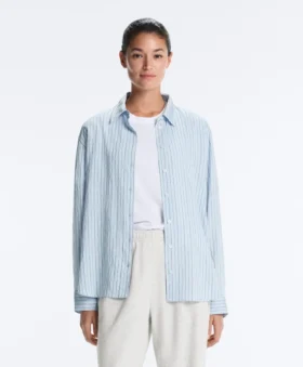 Camisas a rayas de corte regular