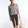 Camisas cortas de mezcla de lyocell con estampado de cuadros vichy Camisas cortas de mezcla de lyocell con estampado de cuadros vichy