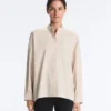 Camisas de cuello alto 100 % algodón