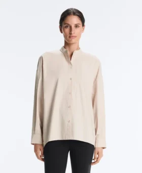 Camisas de cuello alto 100 % algodón Camisas de cuello alto 100 % algodón