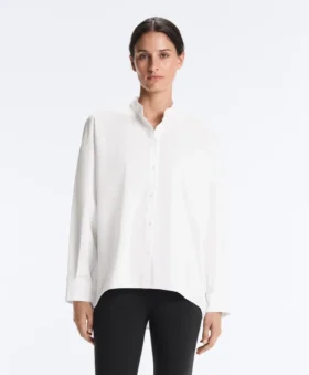 Camisas de cuello alto 100 % algodón Camisas de cuello alto 100 % algodón