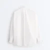 Camisas de cuello alto 100 % algodón