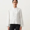 Camisas de cuello alto 100 % lino Camisas de cuello alto 100 % lino
