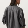 Camisas de cuello alto 100 % lino Camisas de cuello alto 100 % lino