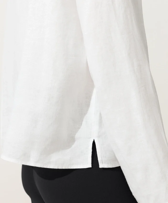 Camisas de cuello alto 100 % lino Camisas de cuello alto 100 % lino