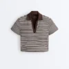 Camisas de manga corta a rayas Comfortlux