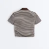 Camisas de manga corta a rayas Comfortlux