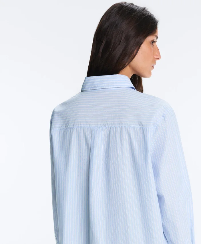 Camisas de manga larga 100 % algodón Camisas de manga larga 100 % algodón