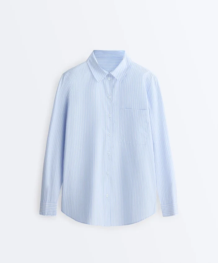 Camisas de manga larga 100 % algodón Camisas de manga larga 100 % algodón