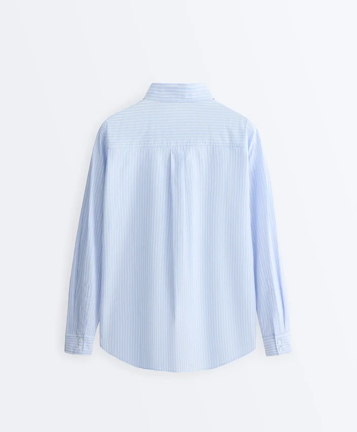 Camisas de manga larga 100 % algodón Camisas de manga larga 100 % algodón