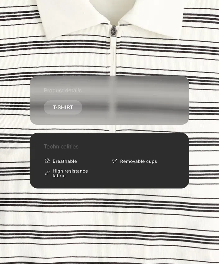 Camisas de pantalón corto sin costuras a rayas Camisas de pantalón corto sin costuras a rayas
