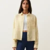 Camisas de pantalones cortos 100 % lino