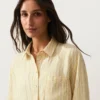Camisas de pantalones cortos 100 % lino