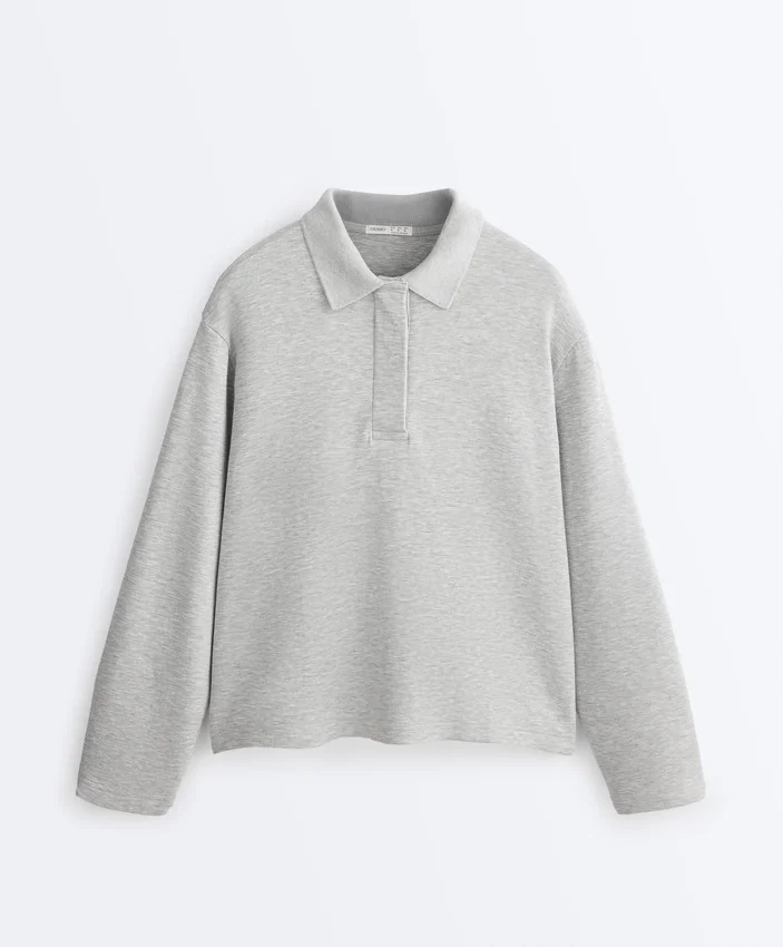 Camisas de piqué melange Camisas de piqué melange