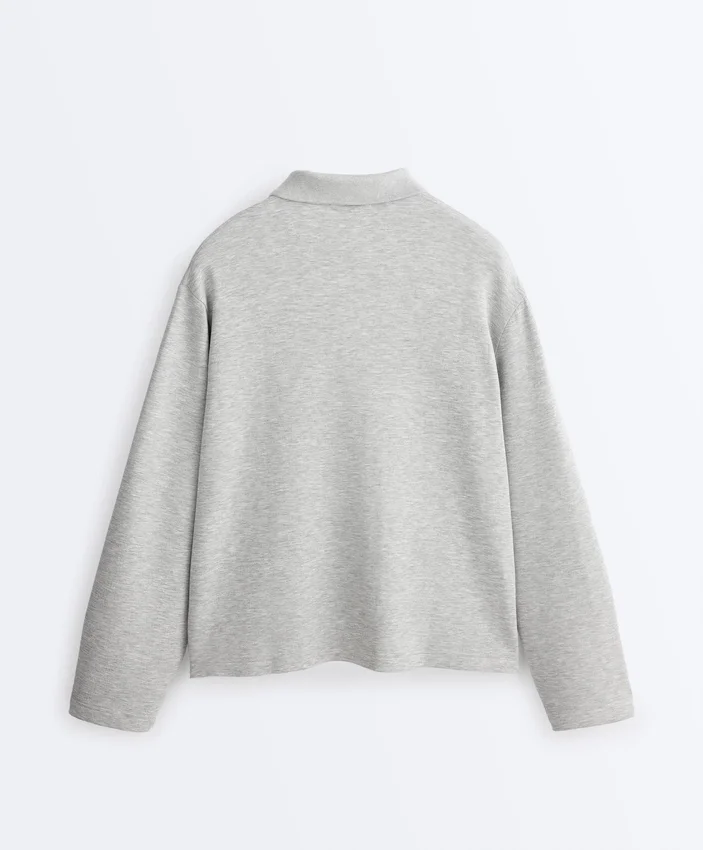 Camisas de piqué melange Camisas de piqué melange