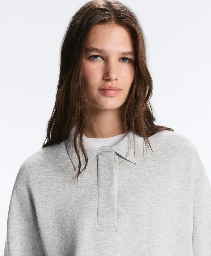 Camisas de piqué melange Camisas de piqué melange