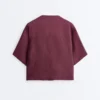 Camisas oversize de manga corta 100 % lino
