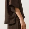 Camisas oversize de manga corta 100 % lino Camisas oversize de manga corta 100 % lino