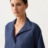 Camisas oversize de manga larga 100 % lino Camisas oversize de manga larga 100 % lino