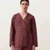 Camisas tipo kimono 100 % lino