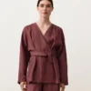 Camisas tipo kimono 100 % lino