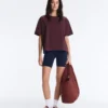 Bolso tipo shopper con ribete en contraste Bolso tipo shopper con ribete en contraste