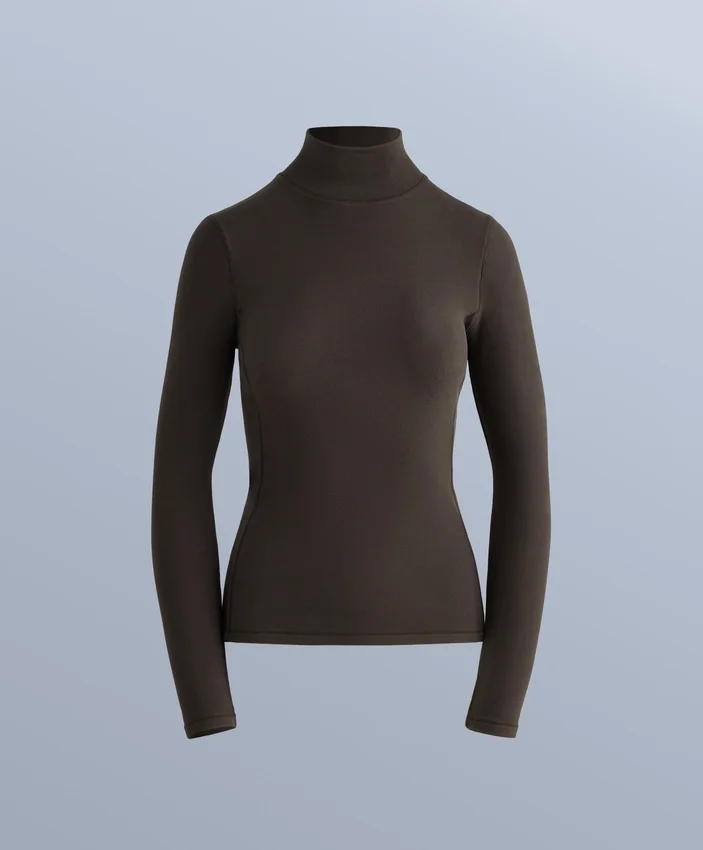Camiseta térmica de cuello alto de forro polar Camiseta térmica de cuello alto de forro polar