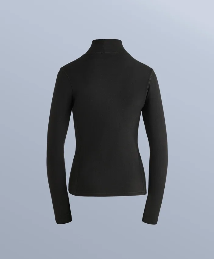 Camiseta térmica de cuello alto de forro polar Camiseta térmica de cuello alto de forro polar