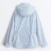 Chaqueta a rayas extra ligera e impermeable 10K Chaqueta a rayas extra ligera e impermeable 10K