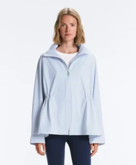 Chaqueta a rayas extra ligera e impermeable 10K