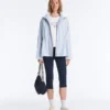 Chaqueta a rayas extra ligera e impermeable 10K Chaqueta a rayas extra ligera e impermeable 10K