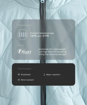 Chaqueta acolchada Fellex® Aerogel repelente al agua